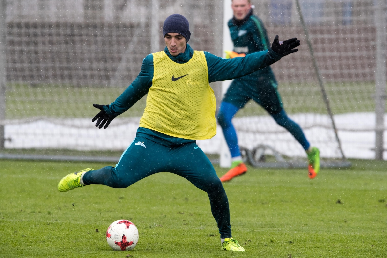 Тренировка «Зенита» перед матчем со «Спартаком»