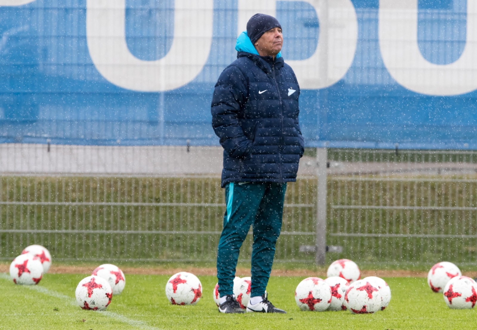 Тренировка «Зенита» перед матчем со «Спартаком»