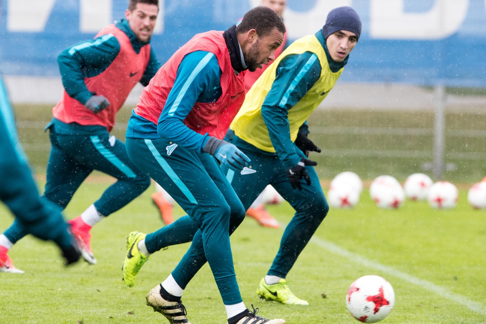 Тренировка «Зенита» перед матчем со «Спартаком»