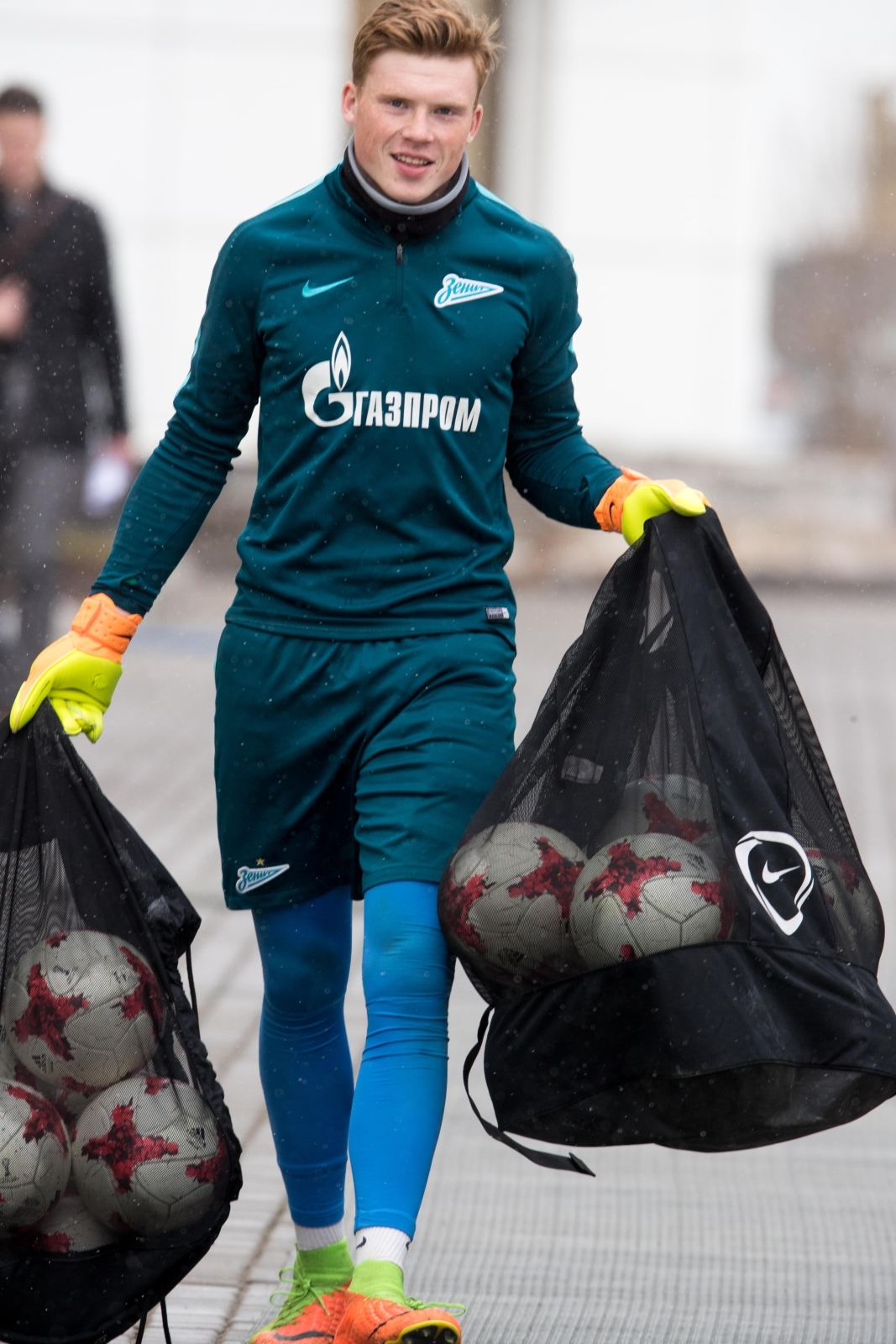 Тренировка «Зенита» перед матчем со «Спартаком»