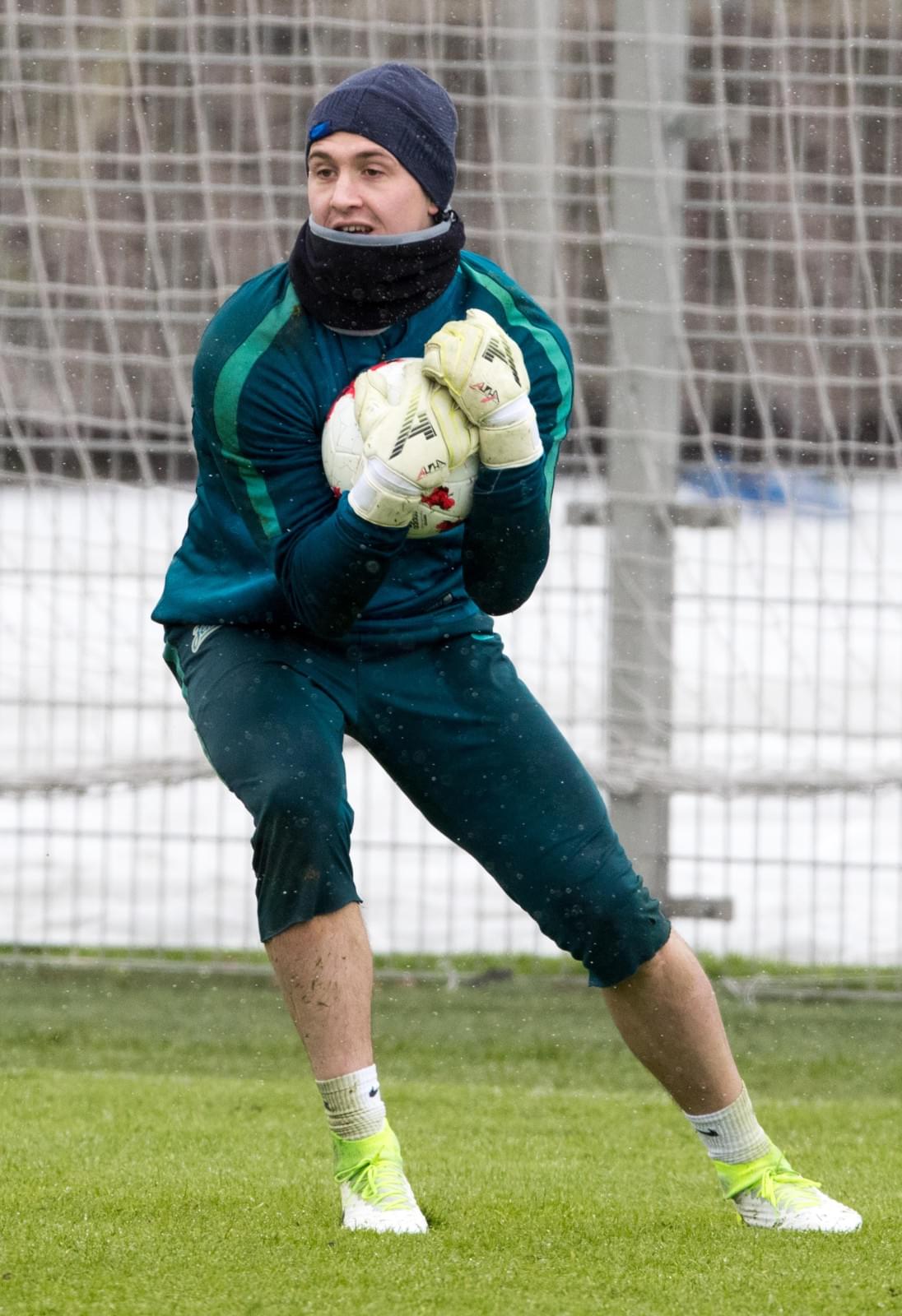 Тренировка «Зенита» перед матчем со «Спартаком»