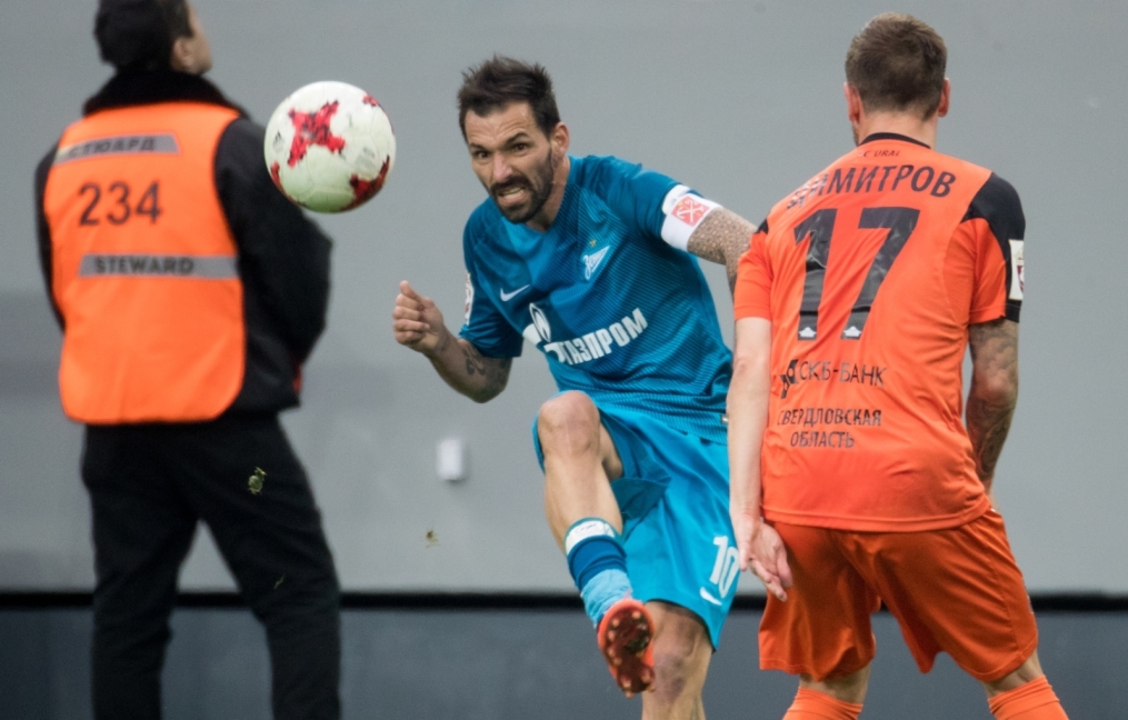 РОСГОССТРАХ-Чемпионат России 2016/17, 24-й тур, «Зенит» — «Урал»