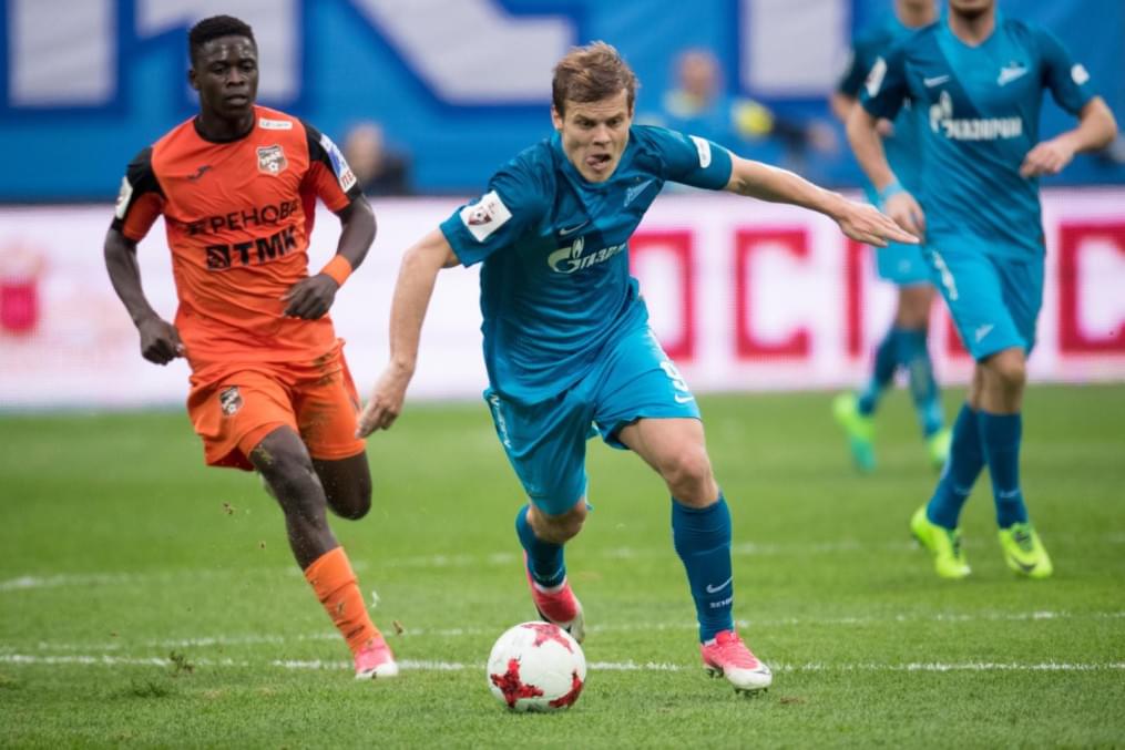 РОСГОССТРАХ-Чемпионат России 2016/17, 24-й тур, «Зенит» — «Урал»