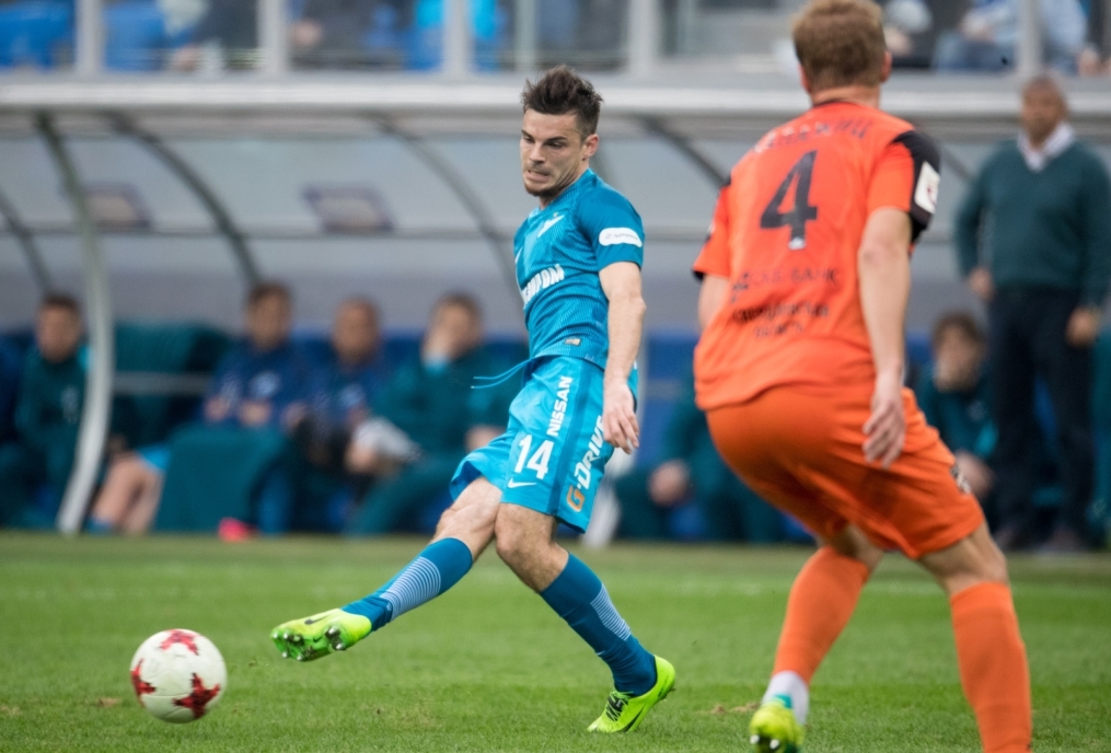 РОСГОССТРАХ-Чемпионат России 2016/17, 24-й тур, «Зенит» — «Урал»