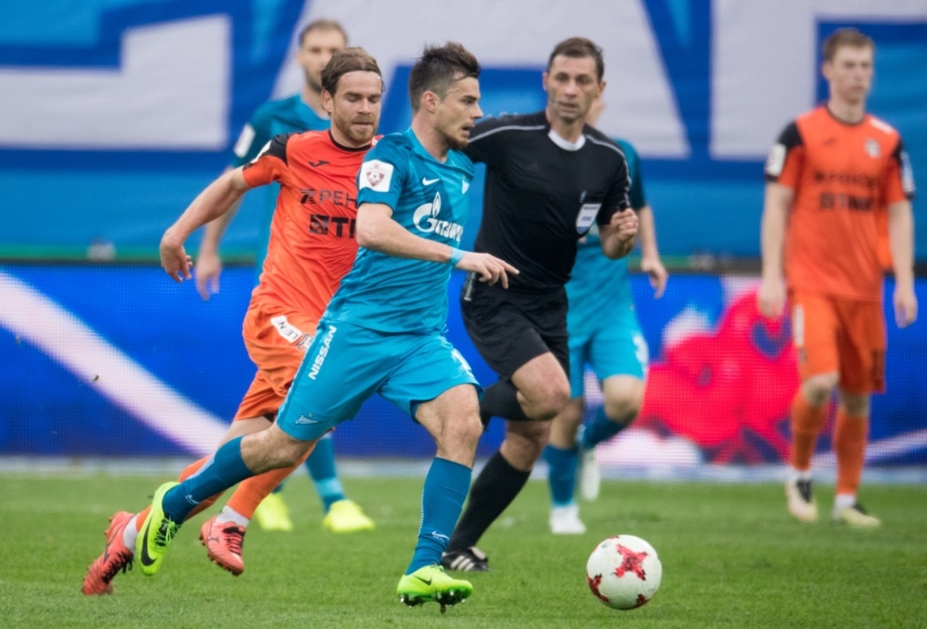 РОСГОССТРАХ-Чемпионат России 2016/17, 24-й тур, «Зенит» — «Урал»