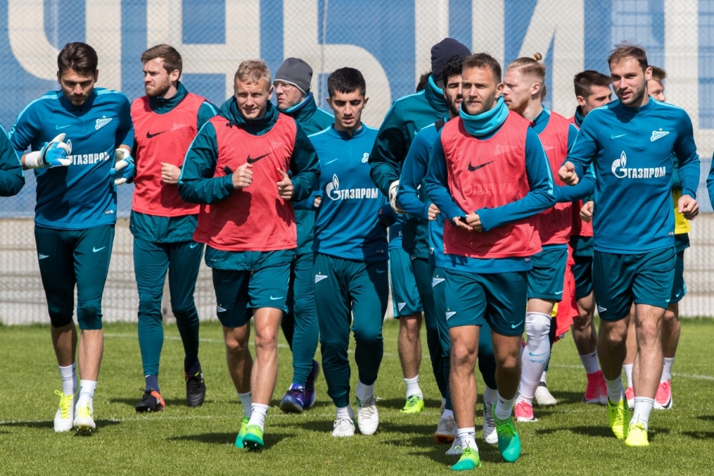 Открытая тренировка «Зенита» перед матчем с «Тереком»