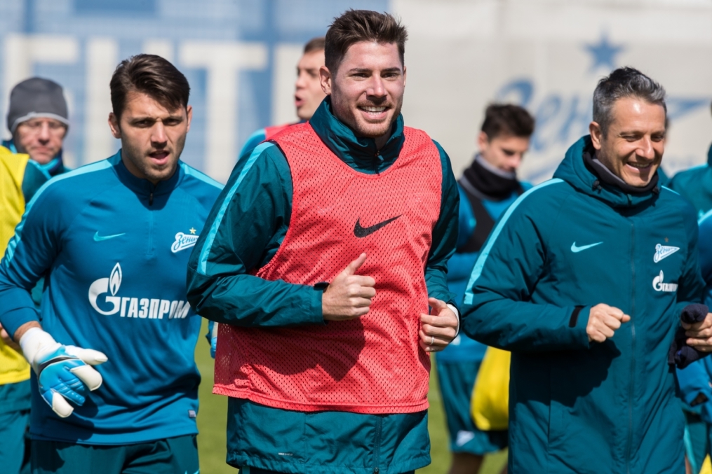 Открытая тренировка «Зенита» перед матчем с «Тереком»