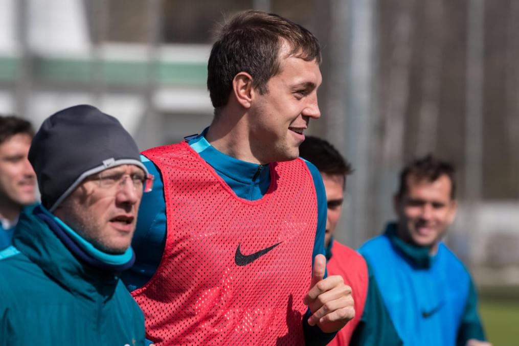 Открытая тренировка «Зенита» перед матчем с «Тереком»