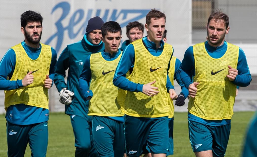 Открытая тренировка «Зенита» перед матчем с «Тереком»