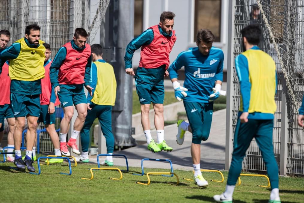 Открытая тренировка «Зенита» перед матчем с «Тереком»
