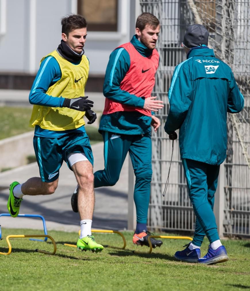 Открытая тренировка «Зенита» перед матчем с «Тереком»