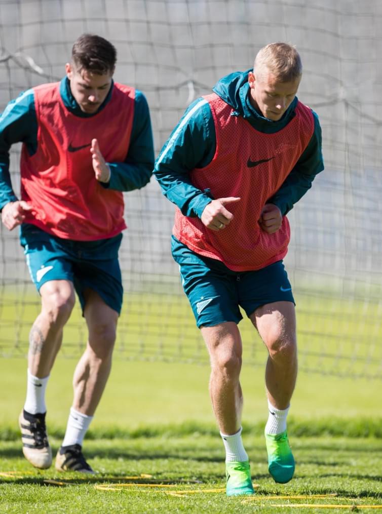 Открытая тренировка «Зенита» перед матчем с «Тереком»