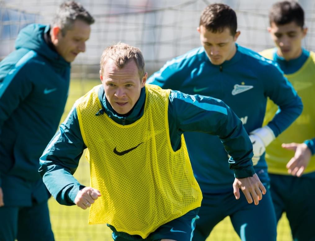 Открытая тренировка «Зенита» перед матчем с «Тереком»