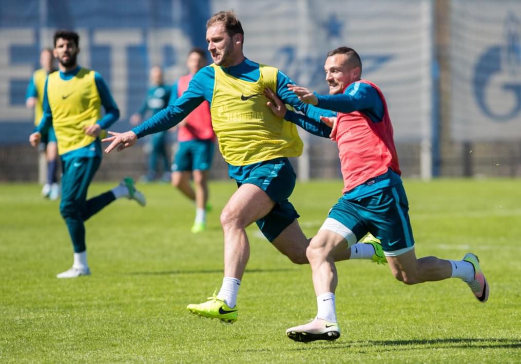 Открытая тренировка «Зенита» перед матчем с «Тереком»