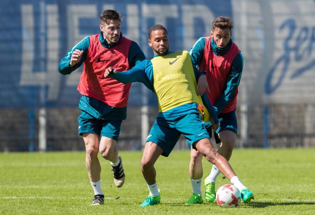 Открытая тренировка «Зенита» перед матчем с «Тереком»
