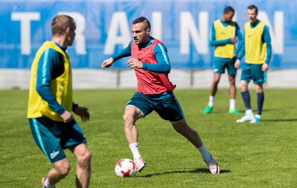 Открытая тренировка «Зенита» перед матчем с «Тереком»