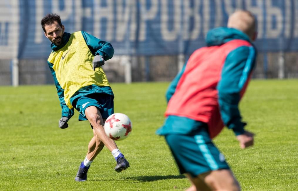 Открытая тренировка «Зенита» перед матчем с «Тереком»