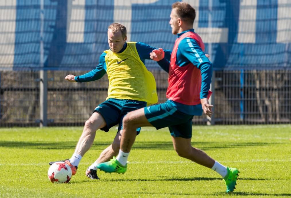 Открытая тренировка «Зенита» перед матчем с «Тереком»