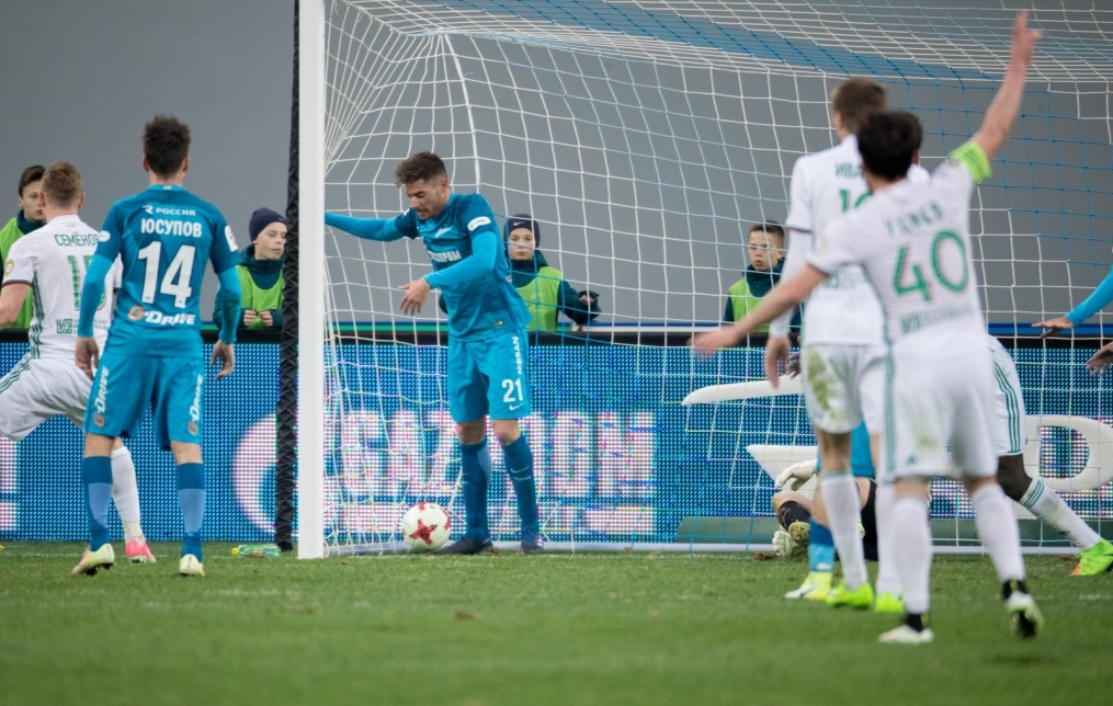 РОСГОССТРАХ-Чемпионат России 2016/17, 27-й тур, «Зенит» — «Терек»