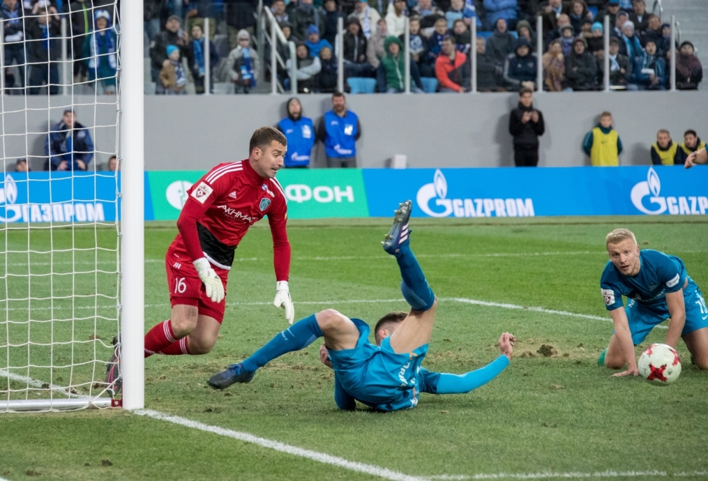 РОСГОССТРАХ-Чемпионат России 2016/17, 27-й тур, «Зенит» — «Терек»
