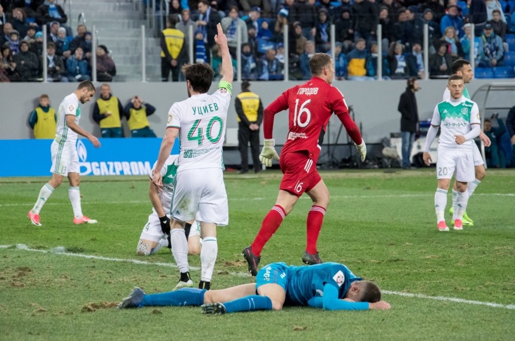 РОСГОССТРАХ-Чемпионат России 2016/17, 27-й тур, «Зенит» — «Терек»