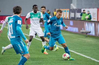 РОСГОССТРАХ-Чемпионат России 2016/17, 27-й тур, «Зенит» — «Терек»