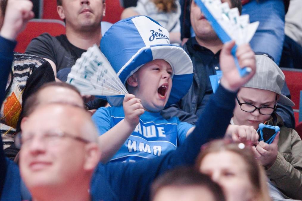 Болельщики на матче «Зенит» — «Химки»
