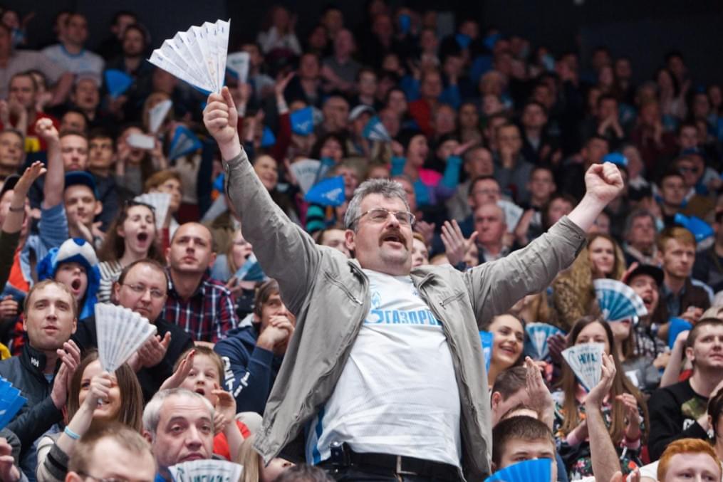 Болельщики на матче «Зенит» — «Химки»