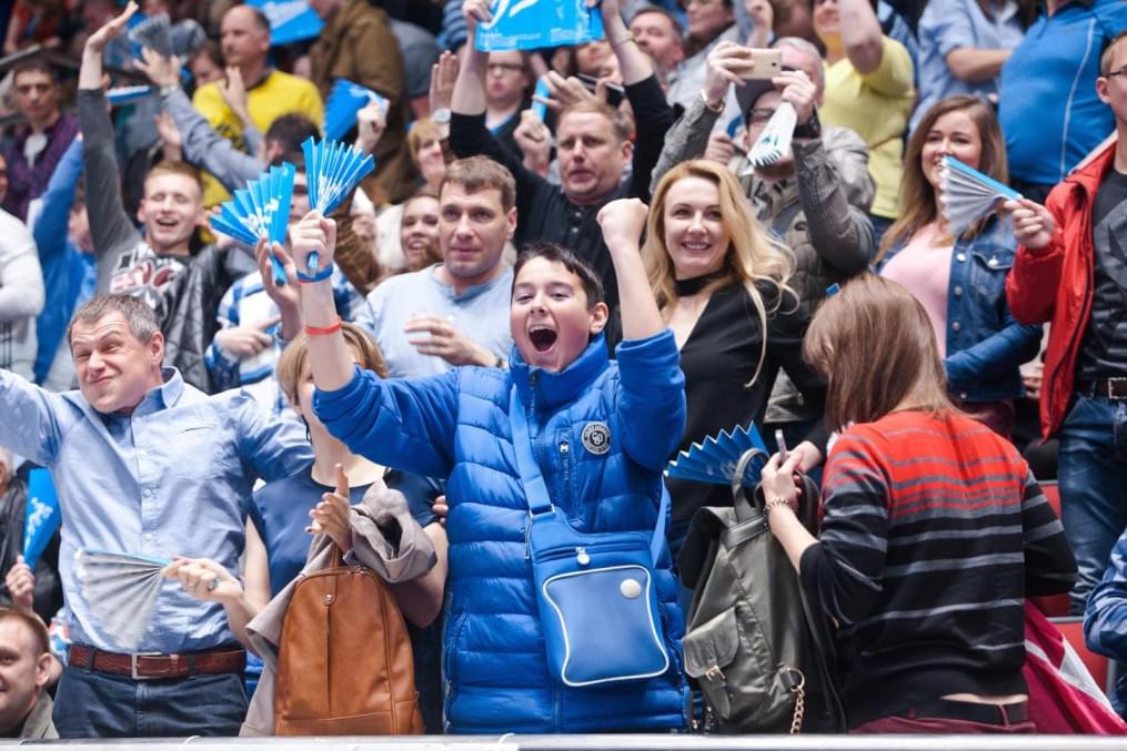 Болельщики на матче «Зенит» — «Химки»