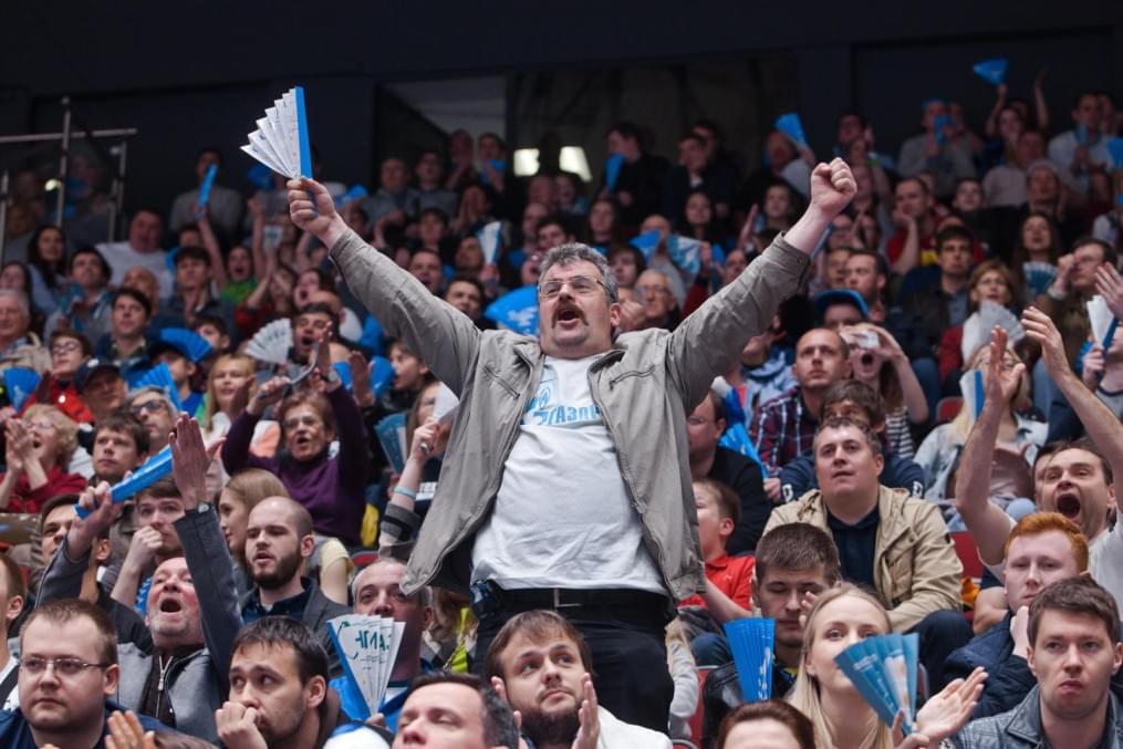Болельщики на матче «Зенит» — «Химки»