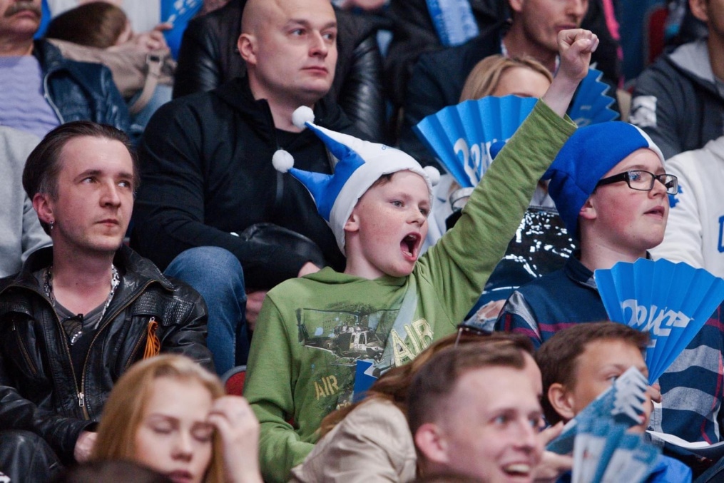 Болельщики на матче «Зенит» — «Химки»