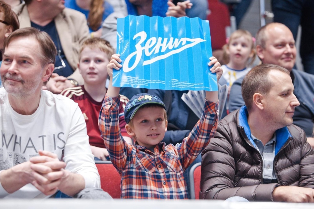 Болельщики на матче «Зенит» — «Химки»