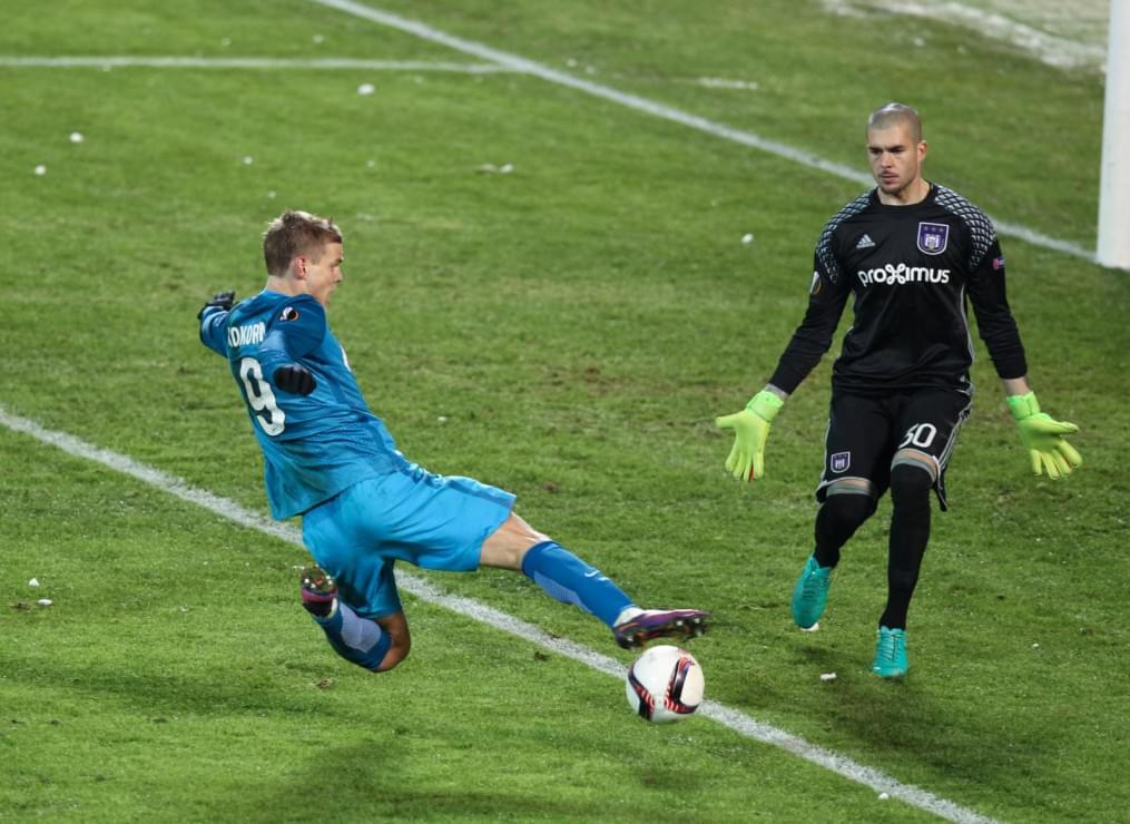 Лига Европы УЕФА 2016/17, 1/16 финала, «Зенит» — «Андерлехт»