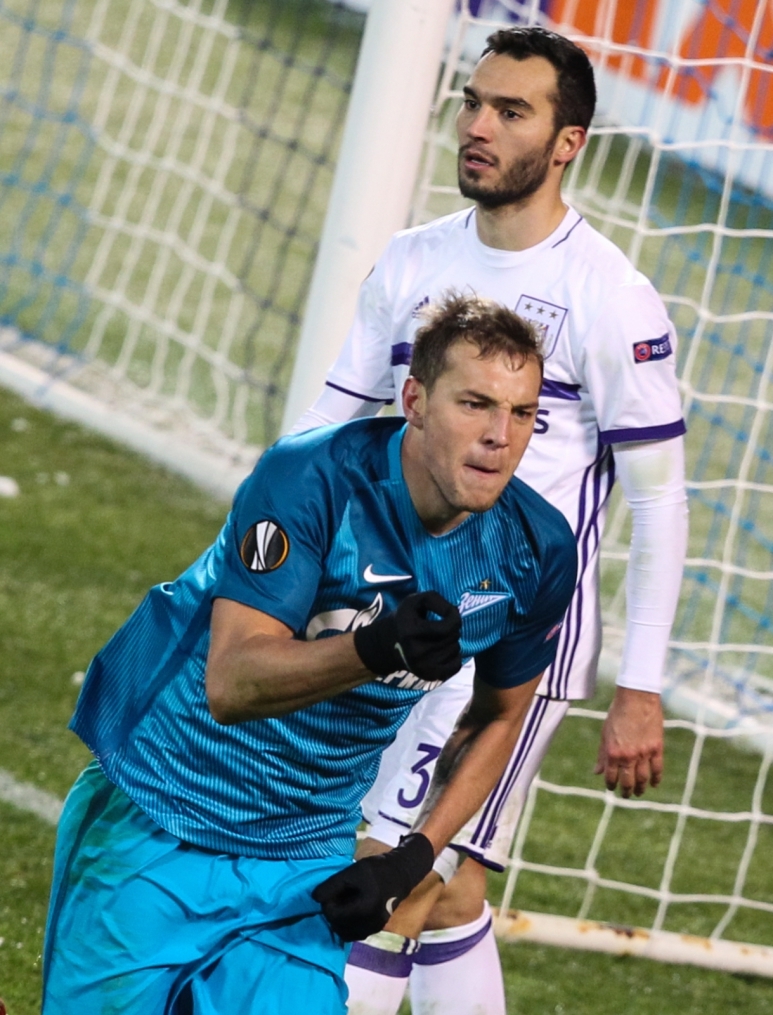 Лига Европы УЕФА 2016/17, 1/16 финала, «Зенит» — «Андерлехт»