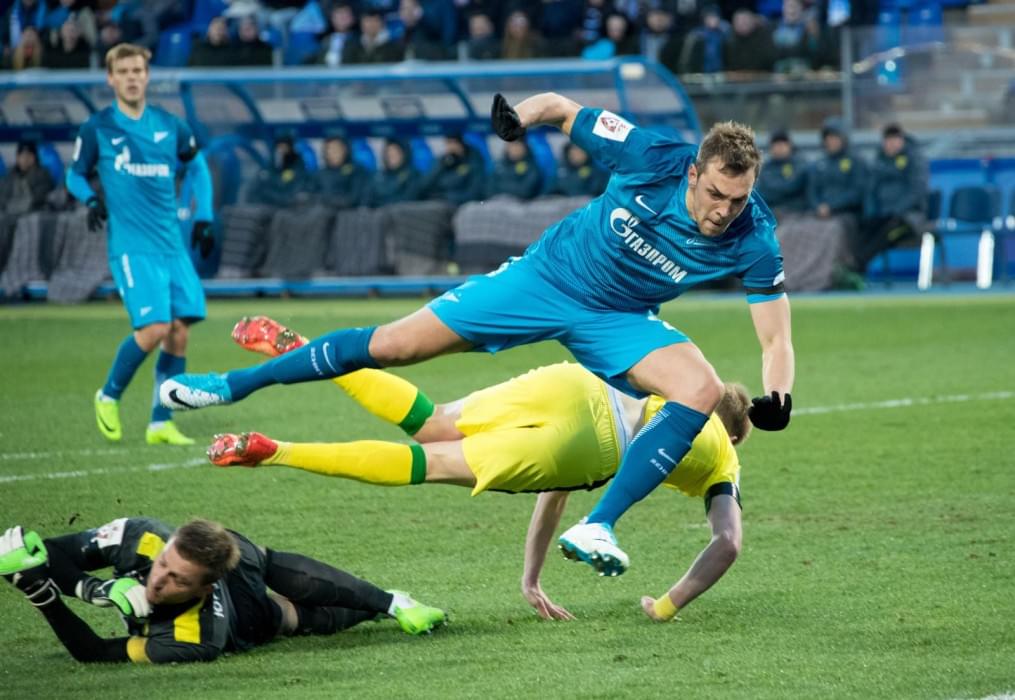 РОСГОССТРАХ-Чемпионат России 2016/17, 22-й тур, «Зенит» — «Анжи»