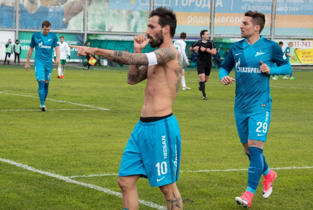 РОСГОССТРАХ-Чемпионат России 2016/17, 26-й тур, «Томь» — «Зенит»