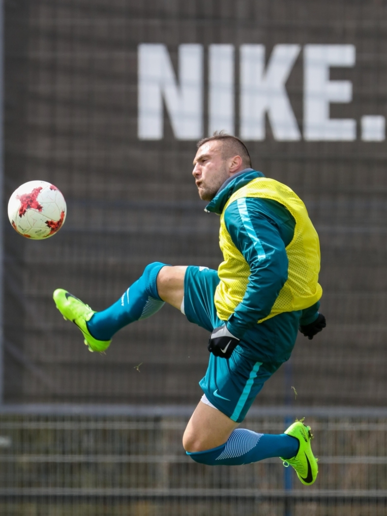 Тренировка «Зенита» перед матчем с «Крыльями Советов»