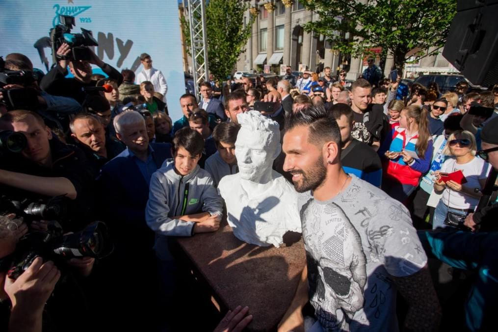 Церемония проводов Данни на Манежной площади