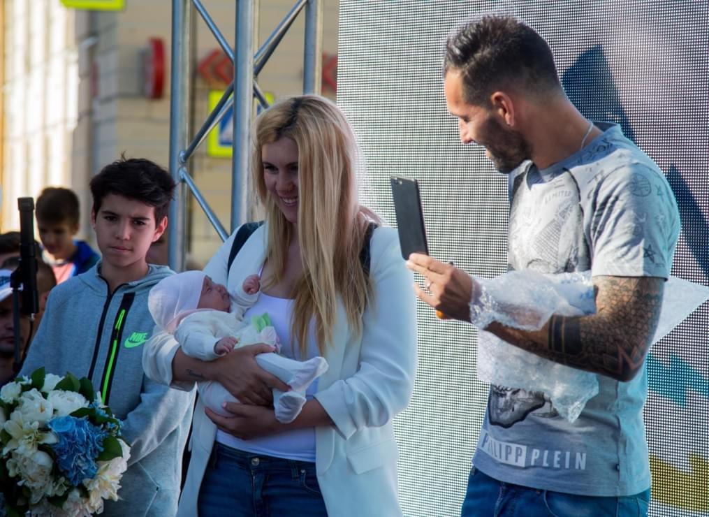 Церемония проводов Данни на Манежной площади