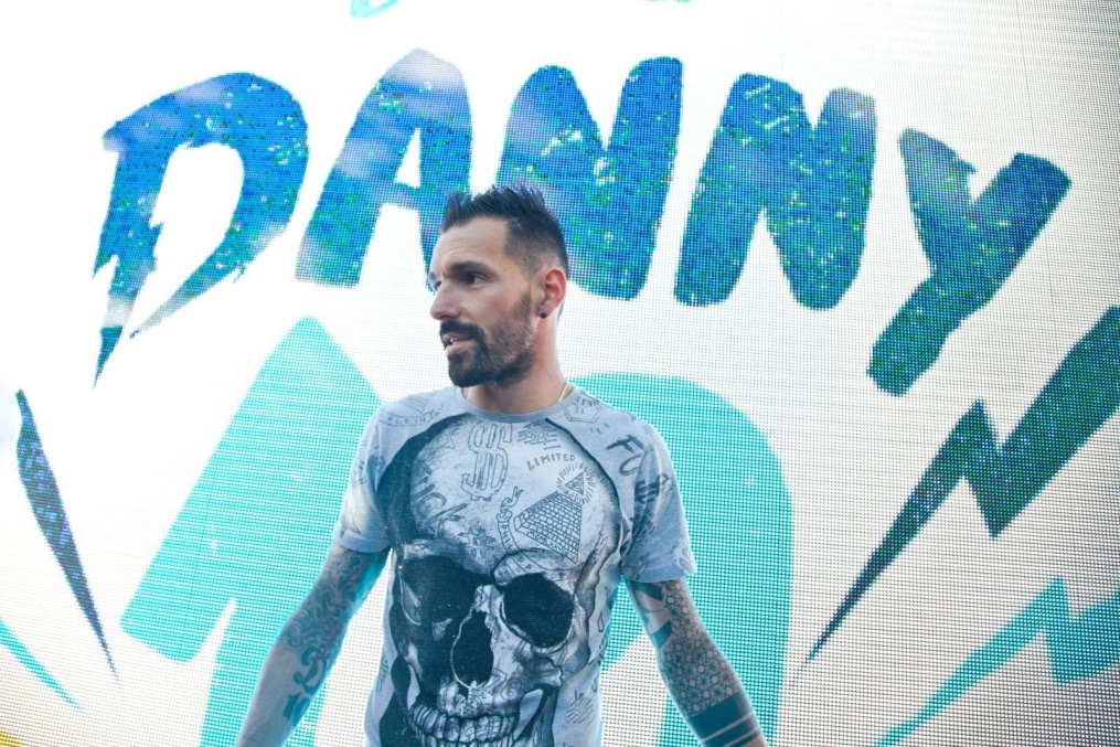 Церемония проводов Данни на Манежной площади