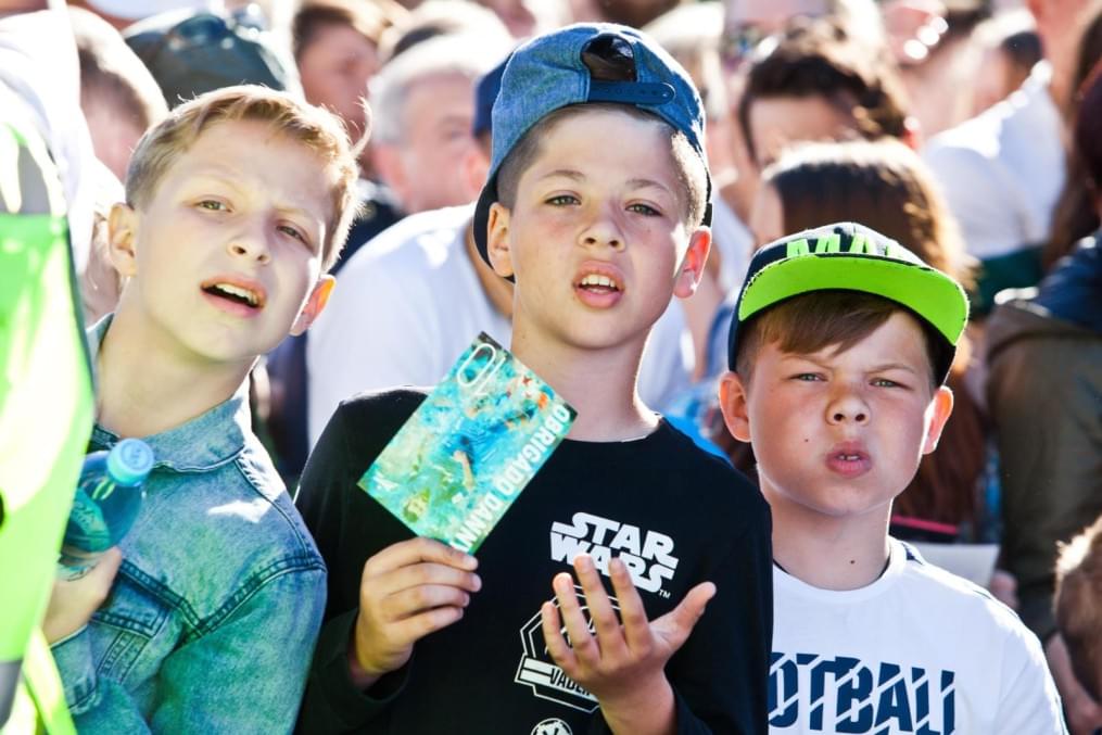 Церемония проводов Данни на Манежной площади