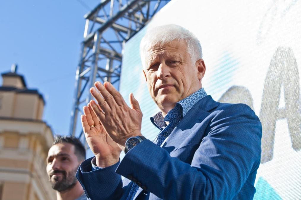 Церемония проводов Данни на Манежной площади