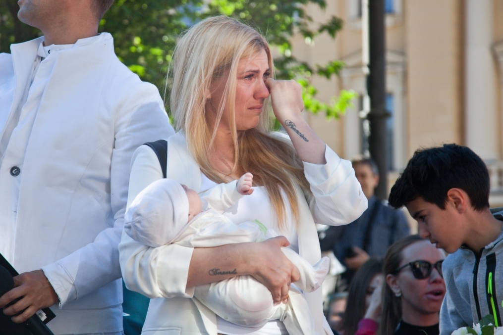 Церемония проводов Данни на Манежной площади