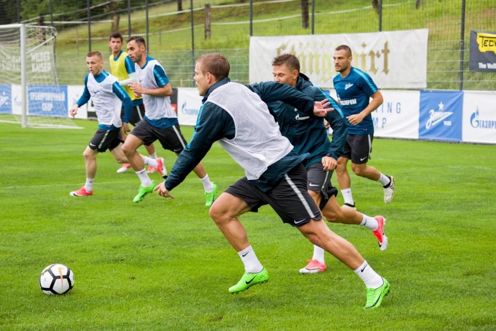 «Газпром»-тренировочные сборы в Австрии: 16 июня, утренняя тренировка