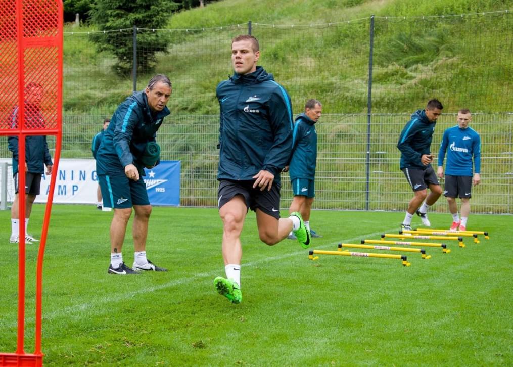 «Газпром»-тренировочные сборы в Австрии: 16 июня, утренняя тренировка