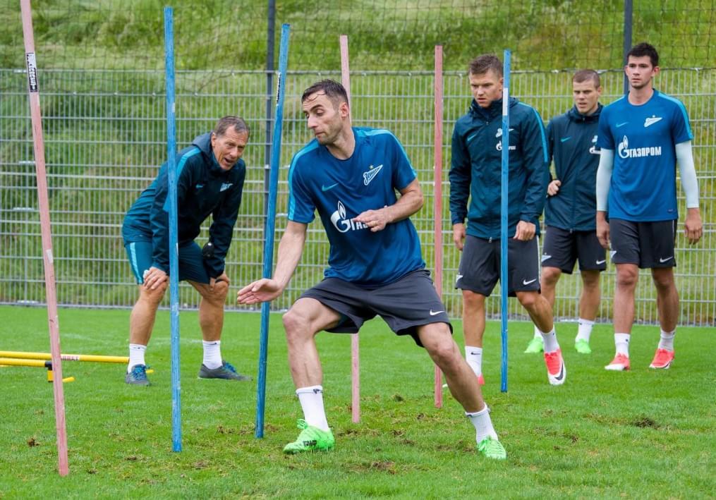 «Газпром»-тренировочные сборы в Австрии: 16 июня, утренняя тренировка