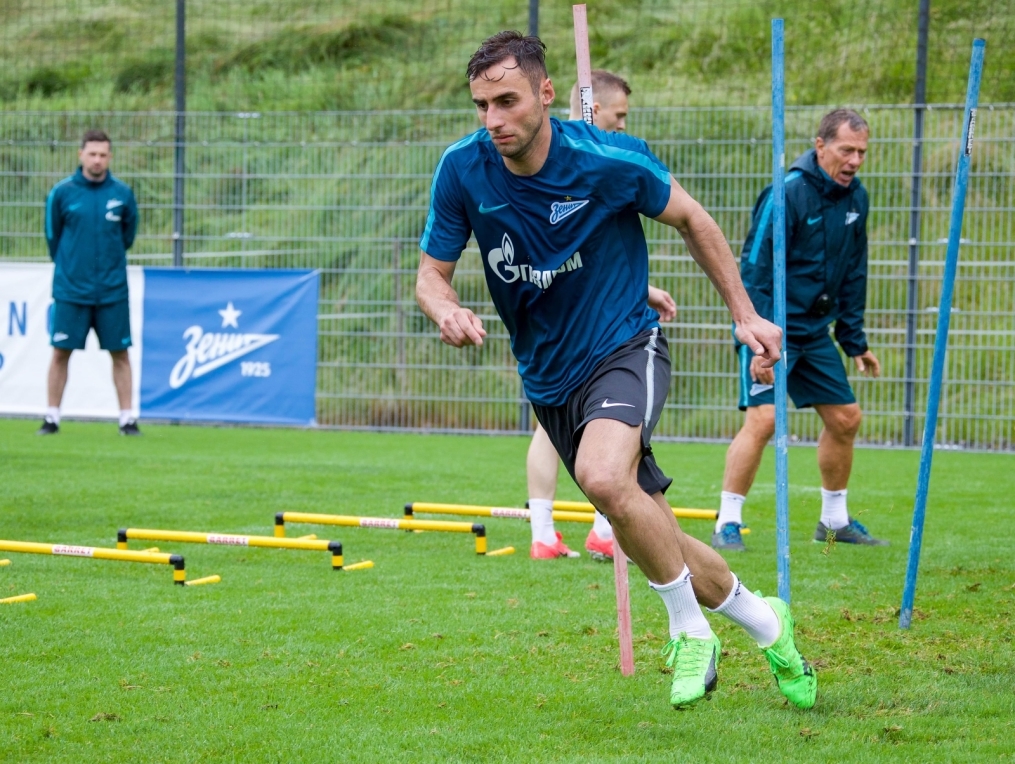 «Газпром»-тренировочные сборы в Австрии: 16 июня, утренняя тренировка