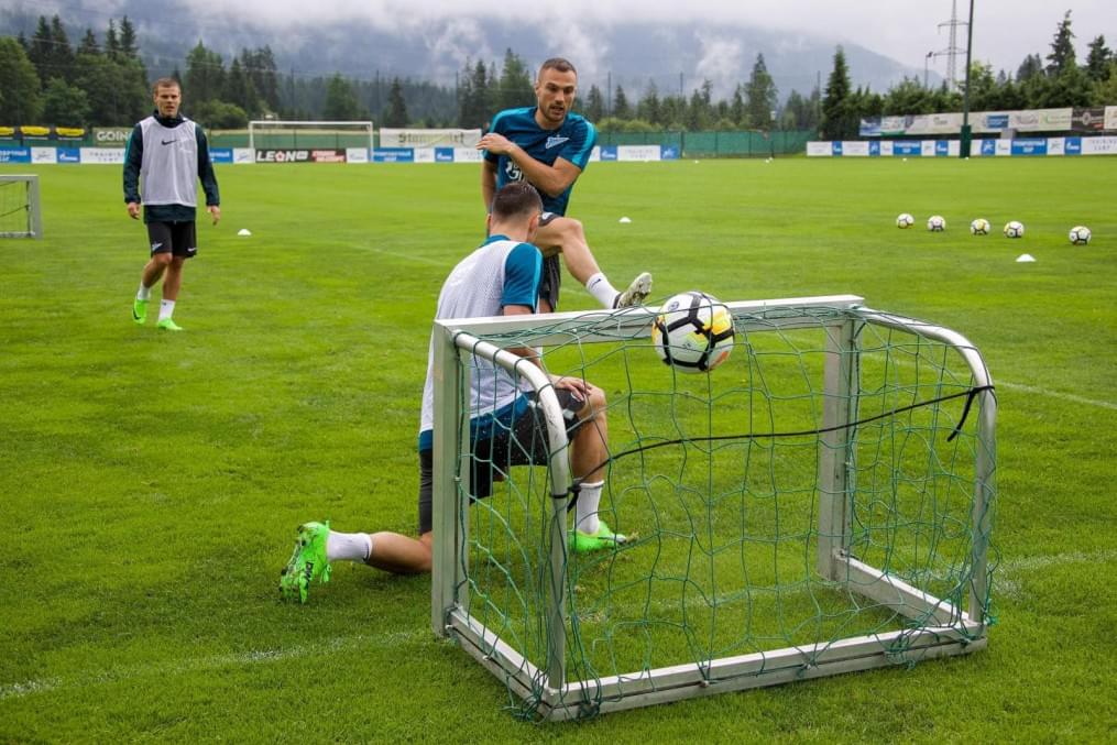 «Газпром»-тренировочные сборы в Австрии: 16 июня, утренняя тренировка