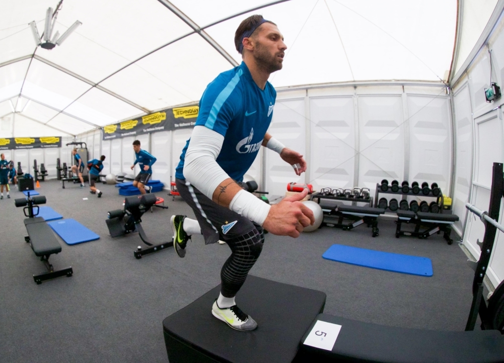 «Газпром»-тренировочные сборы в Австрии: 16 июня, утренняя тренировка