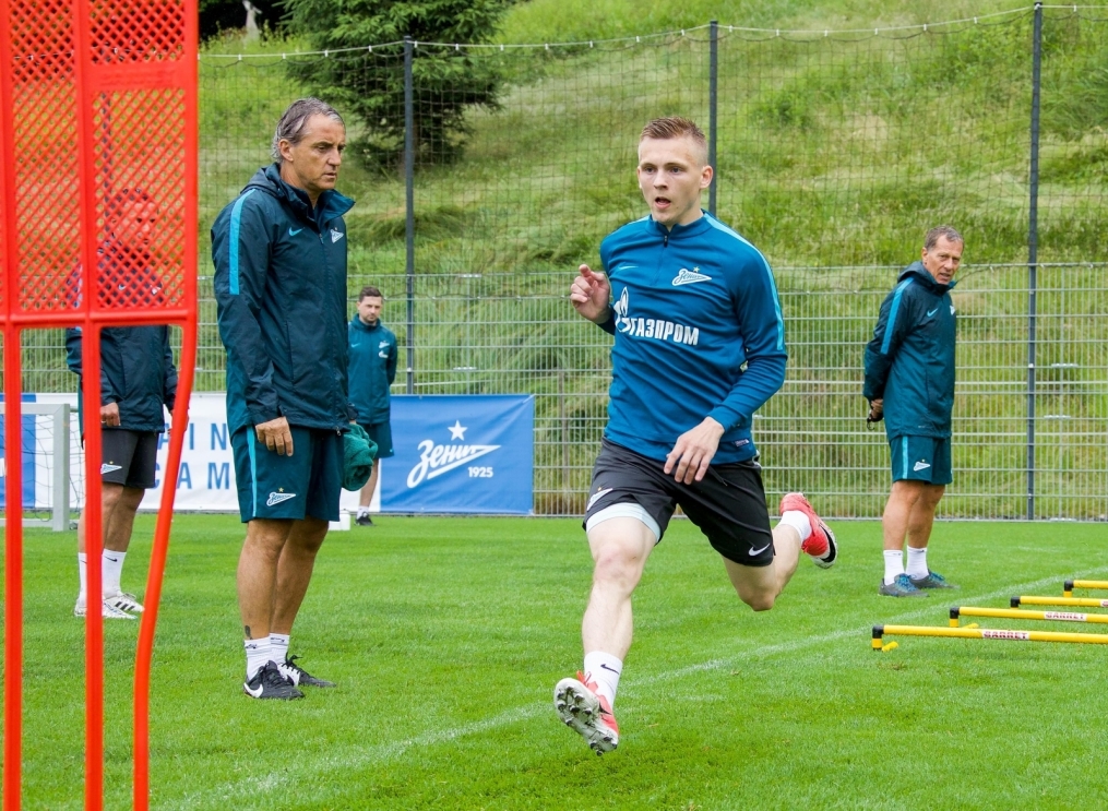 «Газпром»-тренировочные сборы в Австрии: 16 июня, утренняя тренировка